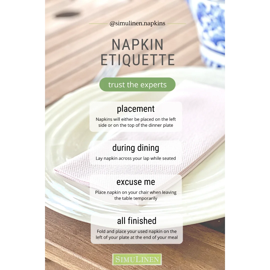 4 Essential Napkin Etiquette Tips SimuLinen