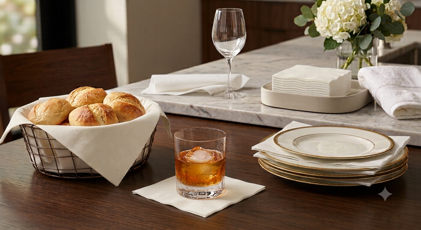 Beyond the Plate: 5 Clever Ways to Use Airlaid Napkins Around the House