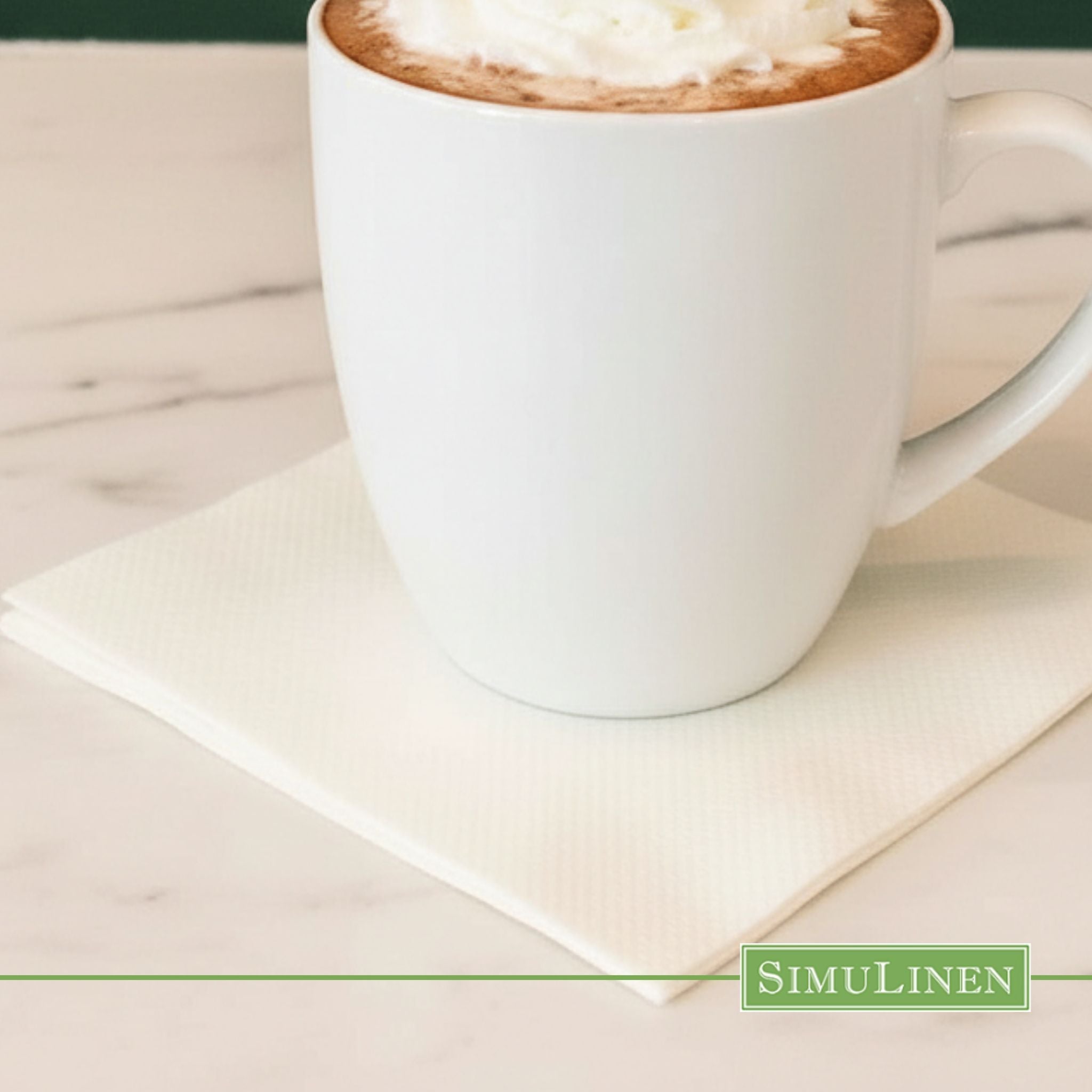 Signature Disposable Cocktail & Beverage Napkins - 10"x10"