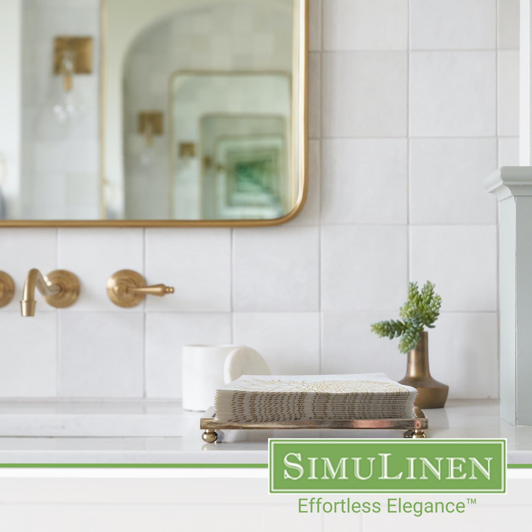 Luxury Disposable Paper Hand Towels for Your Bathroom – SimuLinen