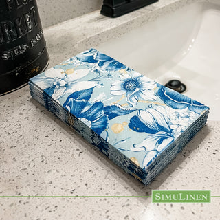 SimuLinen Guest Towels - Pineapple Design