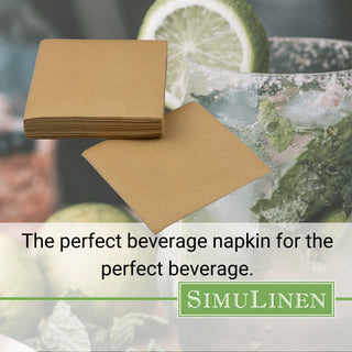 The perfect beverage napkin for the perfect beverage.