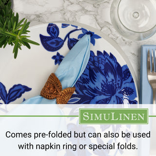 When only the perfect color will do. With over 20 colors to choose from. You can count on SimuLinen to have the perfect color for your wedding, shower, or other celebration.