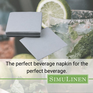 The perfect beverage napkin for the perfect beverage.