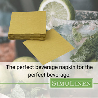 The perfect beverage napkin for the perfect beverage.