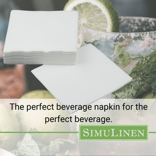 The perfect beverage napkin for the perfect beverage.
