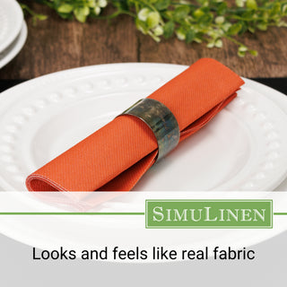 Looks and feels like real linen.