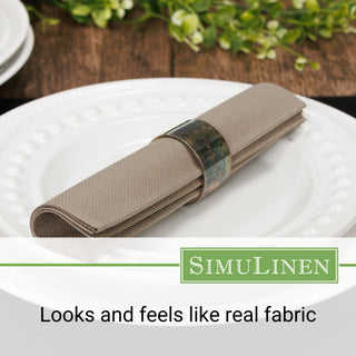 Looks and feels like real fabric.