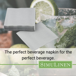 The perfect beverage napkin for the perfect beverage.