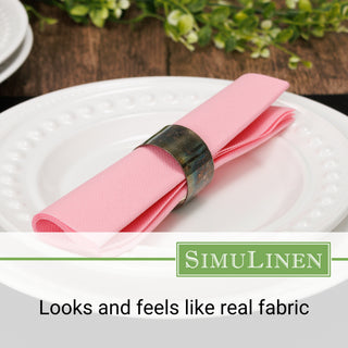 Looks and feels like real fabric.