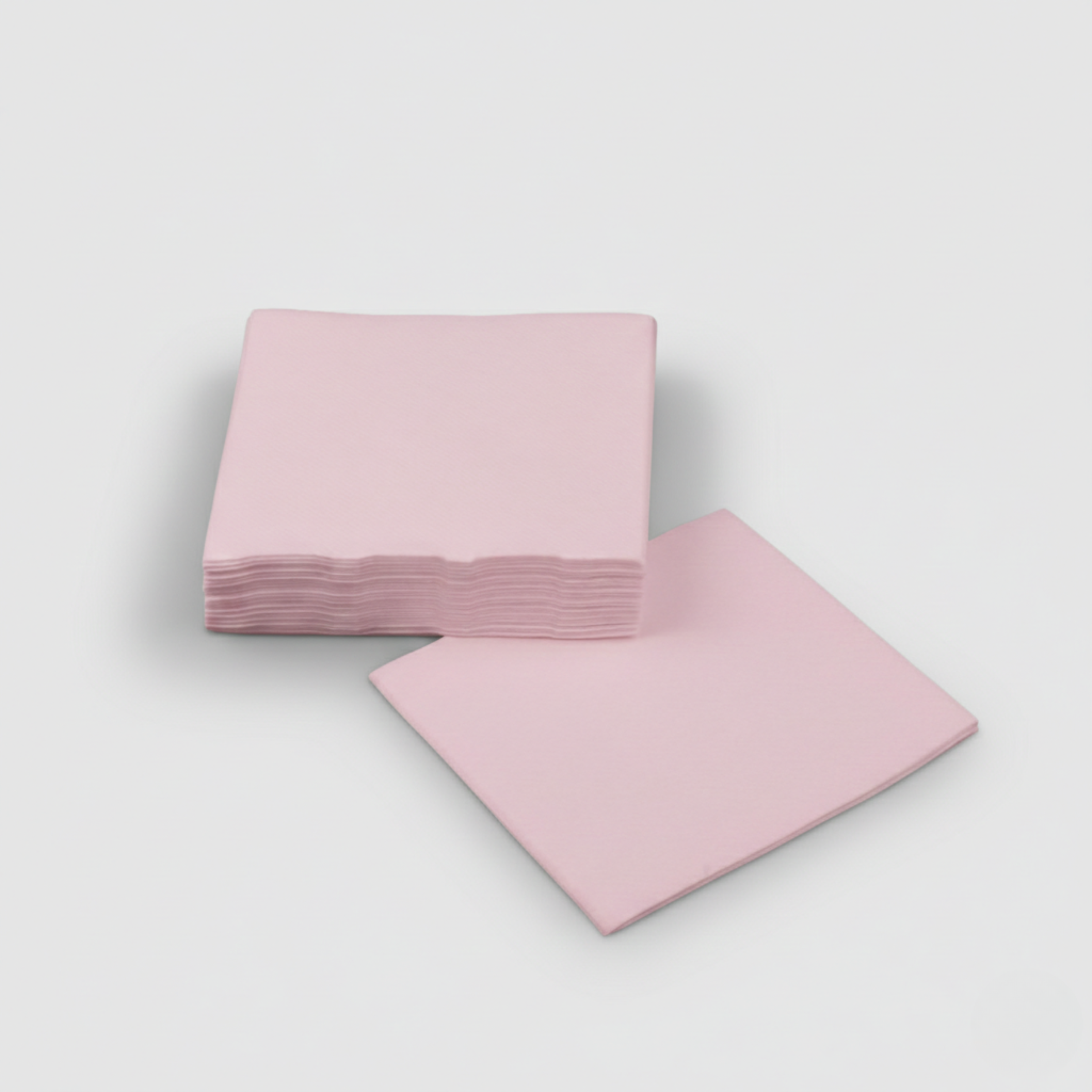 Antique pink SimuLinen cocktail beverage napkin