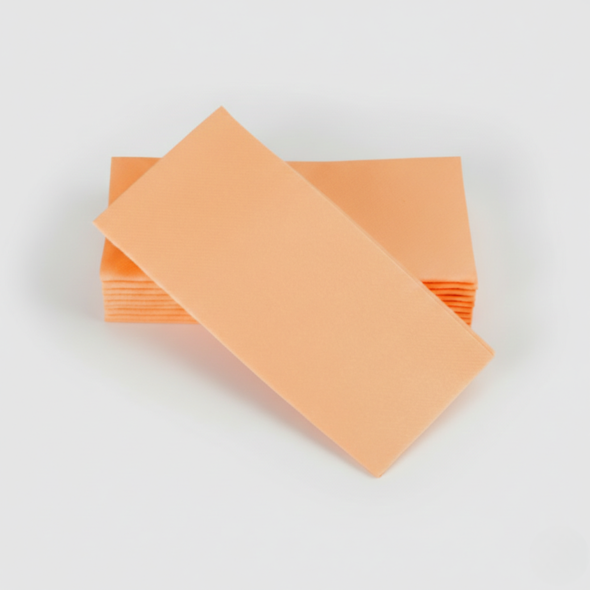 Peach apricot SimuLinen dinner napkin