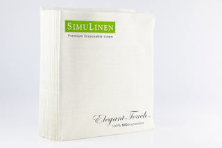 16" x 16" Elegant Touch Dinner Napkins Beige - 30 ct *Final Sale*