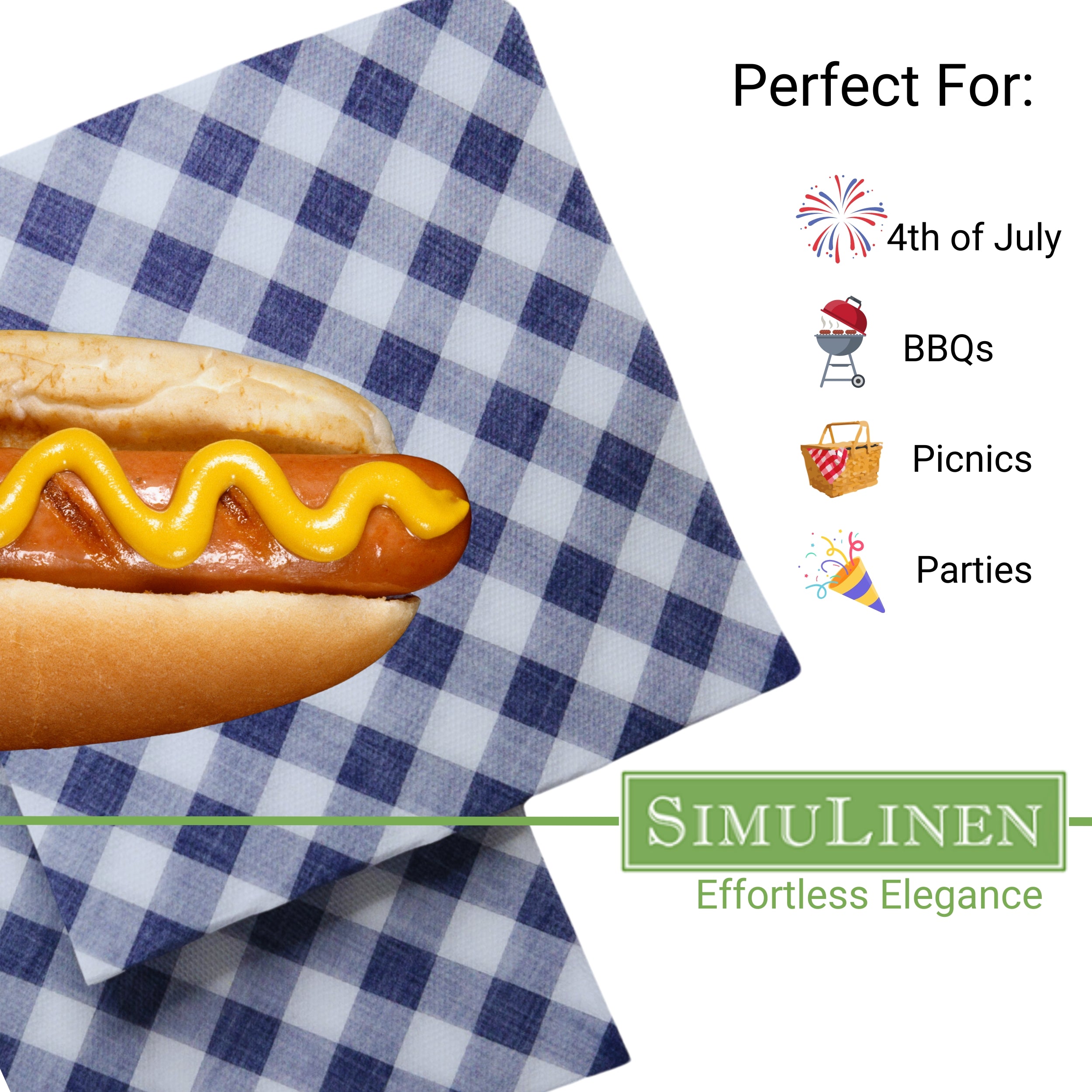 Perfect For: 4th of July, BBQs, Picnics, and Parties.