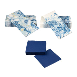 Blue Garden Bundle with Dark Blue Beverage Napkins