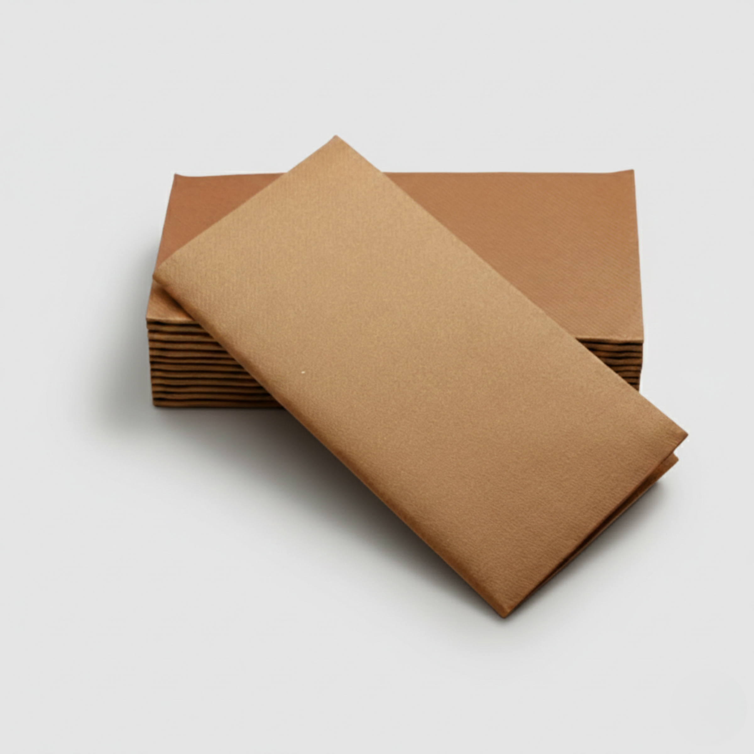 Bronze copper SimuLinen dinner napkin