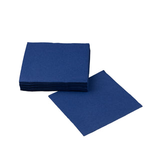 SimuLinen Dark Blue Cocktail beverage Napkins