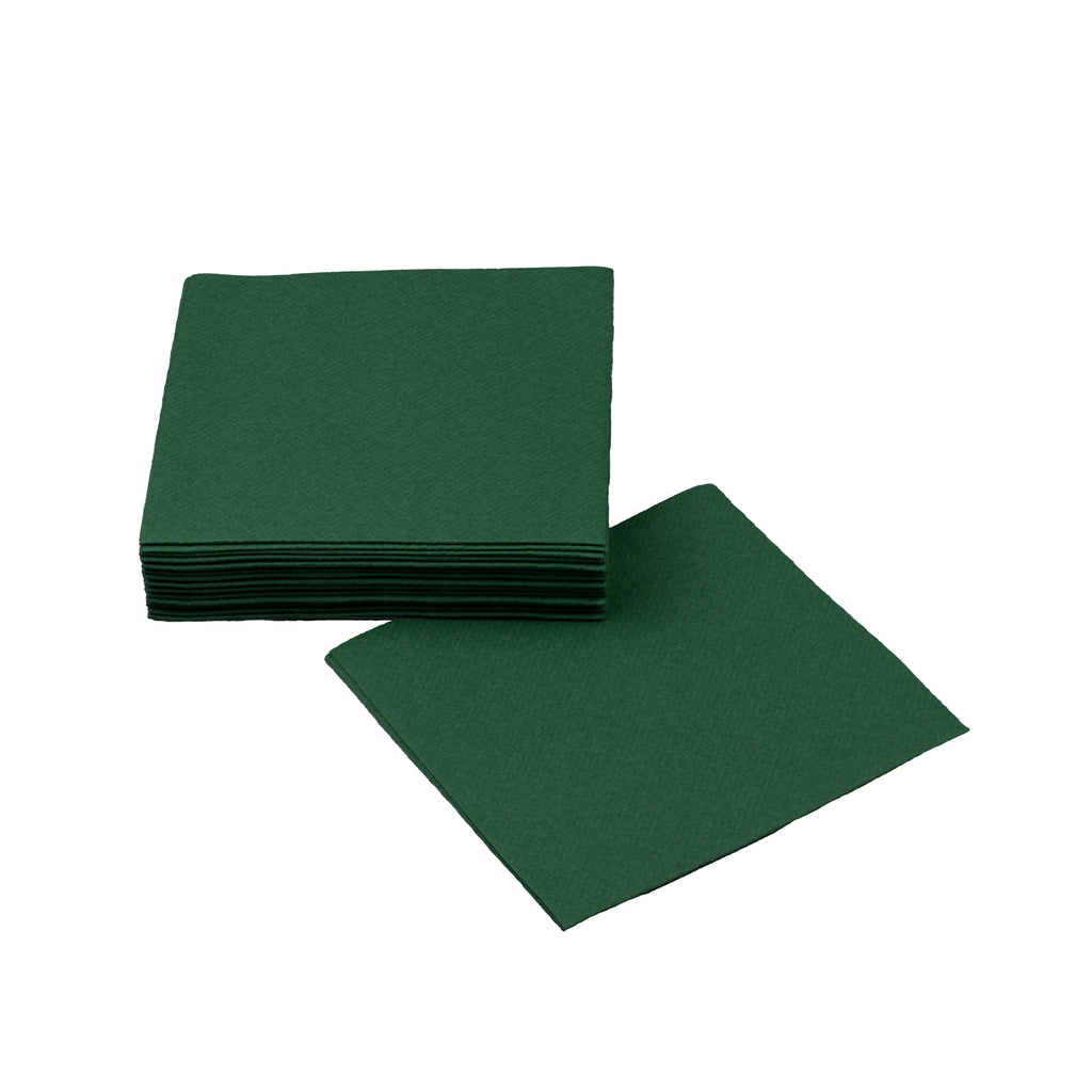 Brooks Dark Green Striped Napkins