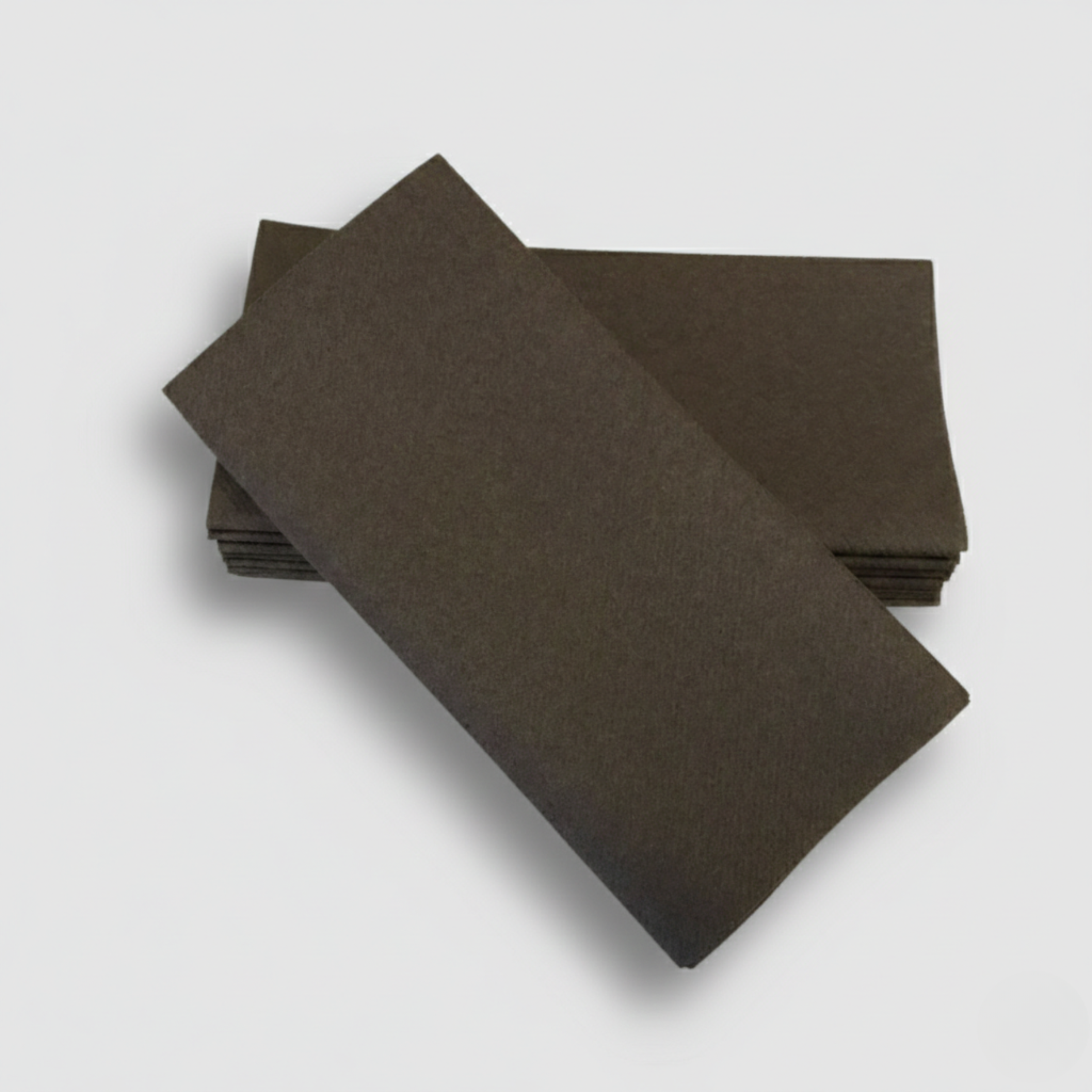 Brown SimuLinen dinner napkin