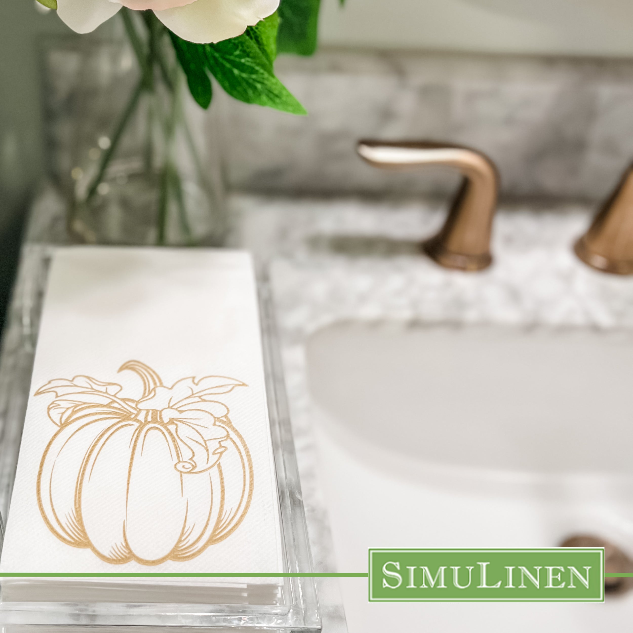 Gold Pumpkin - Cloth Like Guest Towel 12x17" / Sample Pack **Final Sale**