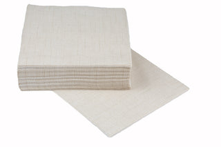 16" x16" Elegant Touch Dinner Napkins Light Brown - 30 ct