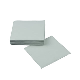 SimuLinen light grey cocktail napkins.