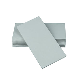 SimuLinen Light Grey signature disposable dinner napkins.
