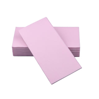 SimuLinen light pink signature luxury paper hand towels.