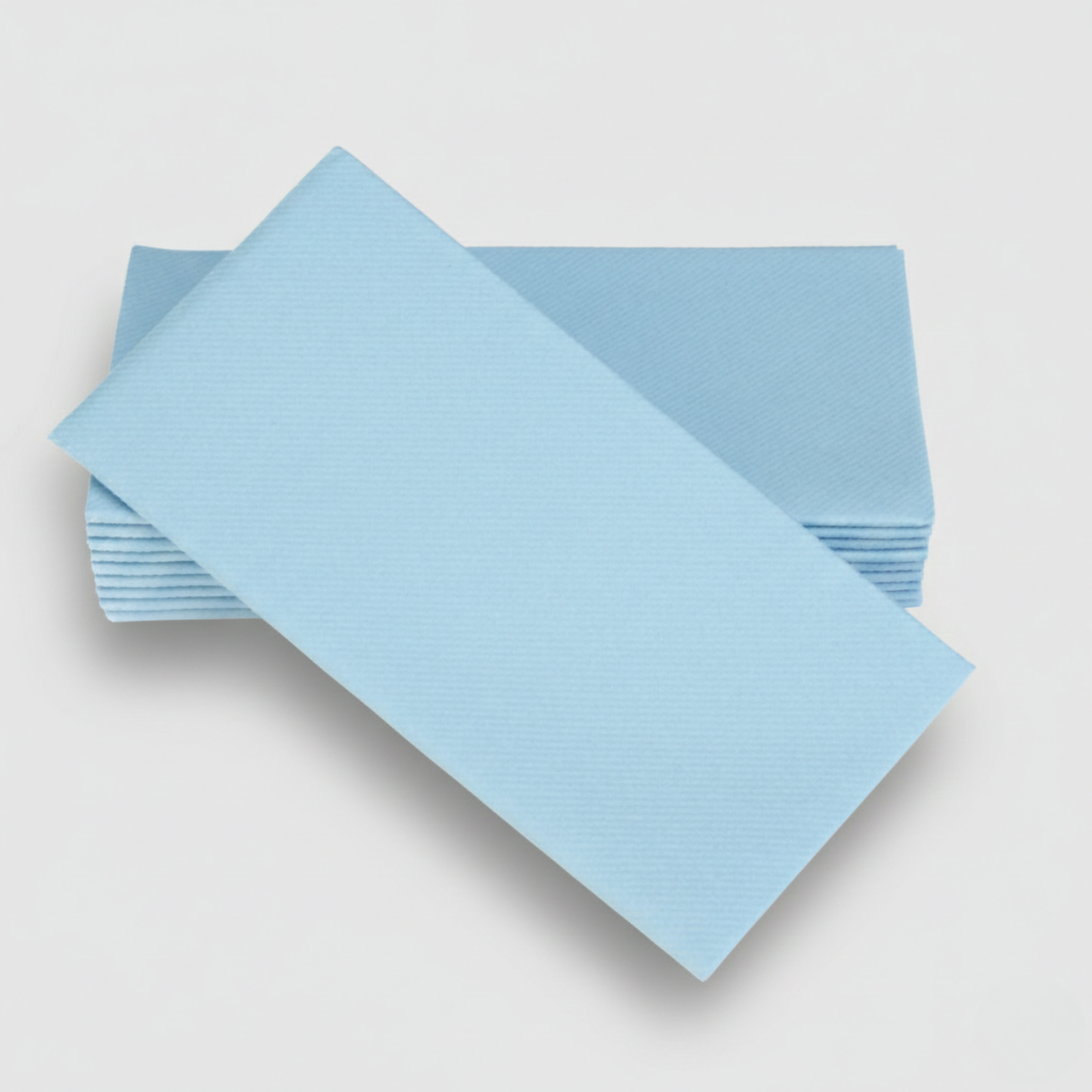 Light blue SimuLinen dinner napkin