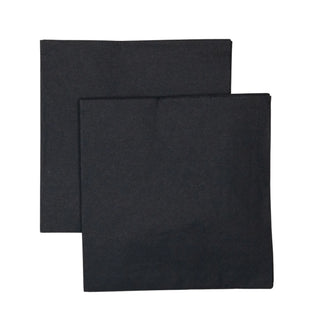 13"x13" SimuLinen Simplicity Collection - 3-Ply - Black