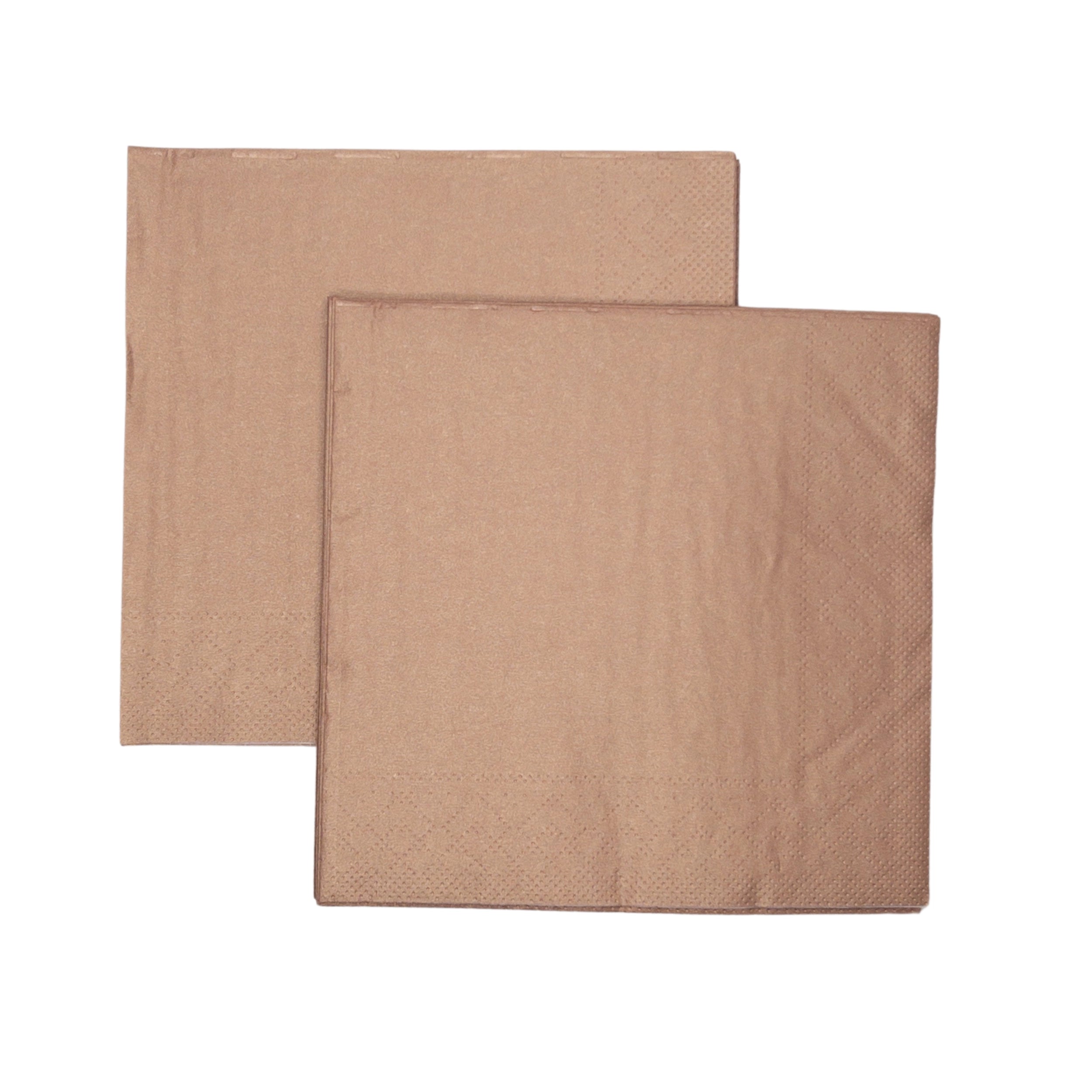 Rose Gold Simplicity 3-Ply Napkins 13x13" / Sample Pack **Final Sale**