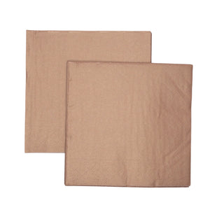 13"x13" SimuLinen Simplicity Collection - 3-Ply - Rose Gold