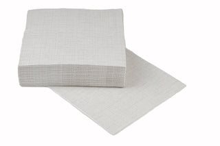 16" x 16" Elegant Touch Dinner Napkins Grey - 30 ct