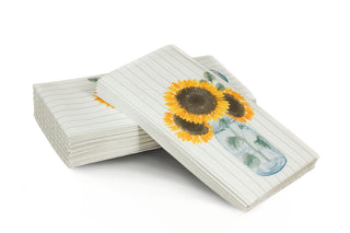 12"x17" SimuLinen Signature Sunflower Guest Towel 25 count **FINAL SALE**