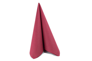 SimuLinen Burgundy Flat Pack Unfolded Dinner Napkin