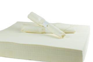 SimuLinen Un-Folded Champagne Dinner Napkins