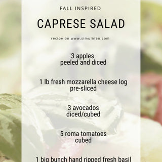 Fall Inspired Caprese Salad