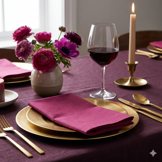 The Magenta Moment: A Guide to Matching Your Tablecloth and Napkins Like a Pro