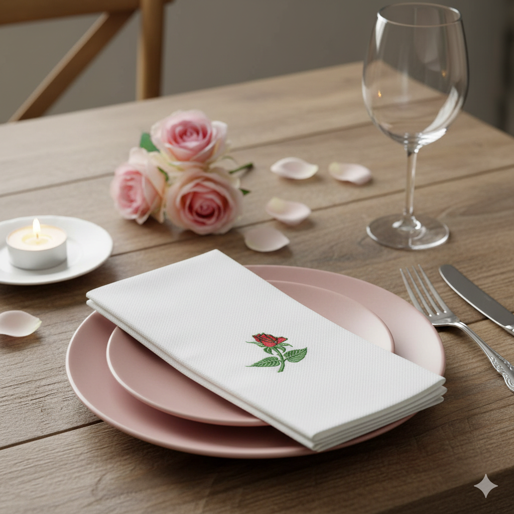 A Rose by Any Other Name: Unveiling the Signature Rose Napkin Collection