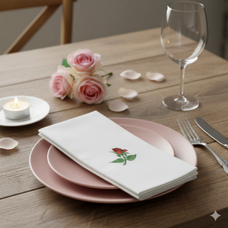 A Rose by Any Other Name: Unveiling the Signature Rose Napkin Collection