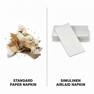 SimuLinen vs. Standard Paper Napkins: The Ultimate Durability Test for Your Table!