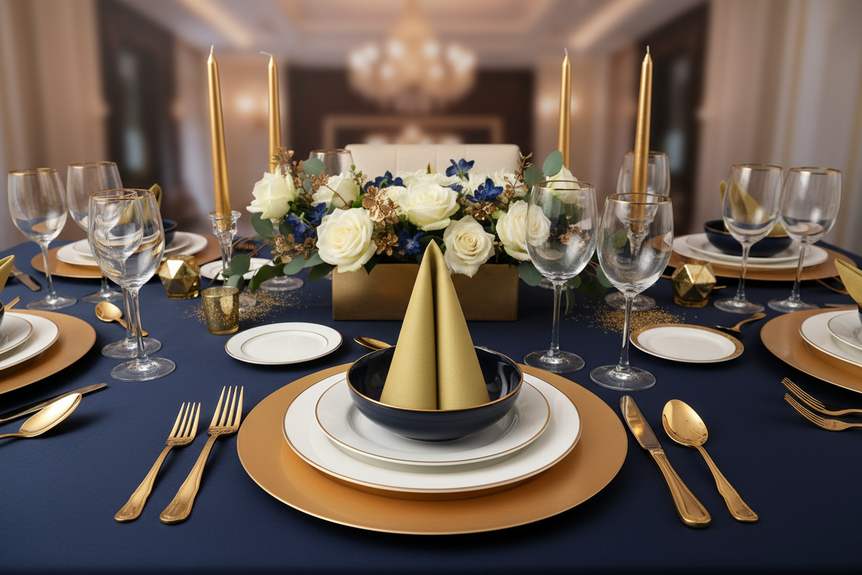 What Color Napkins Go with a Navy Blue Tablecloth? Your Ultimate Style Guide