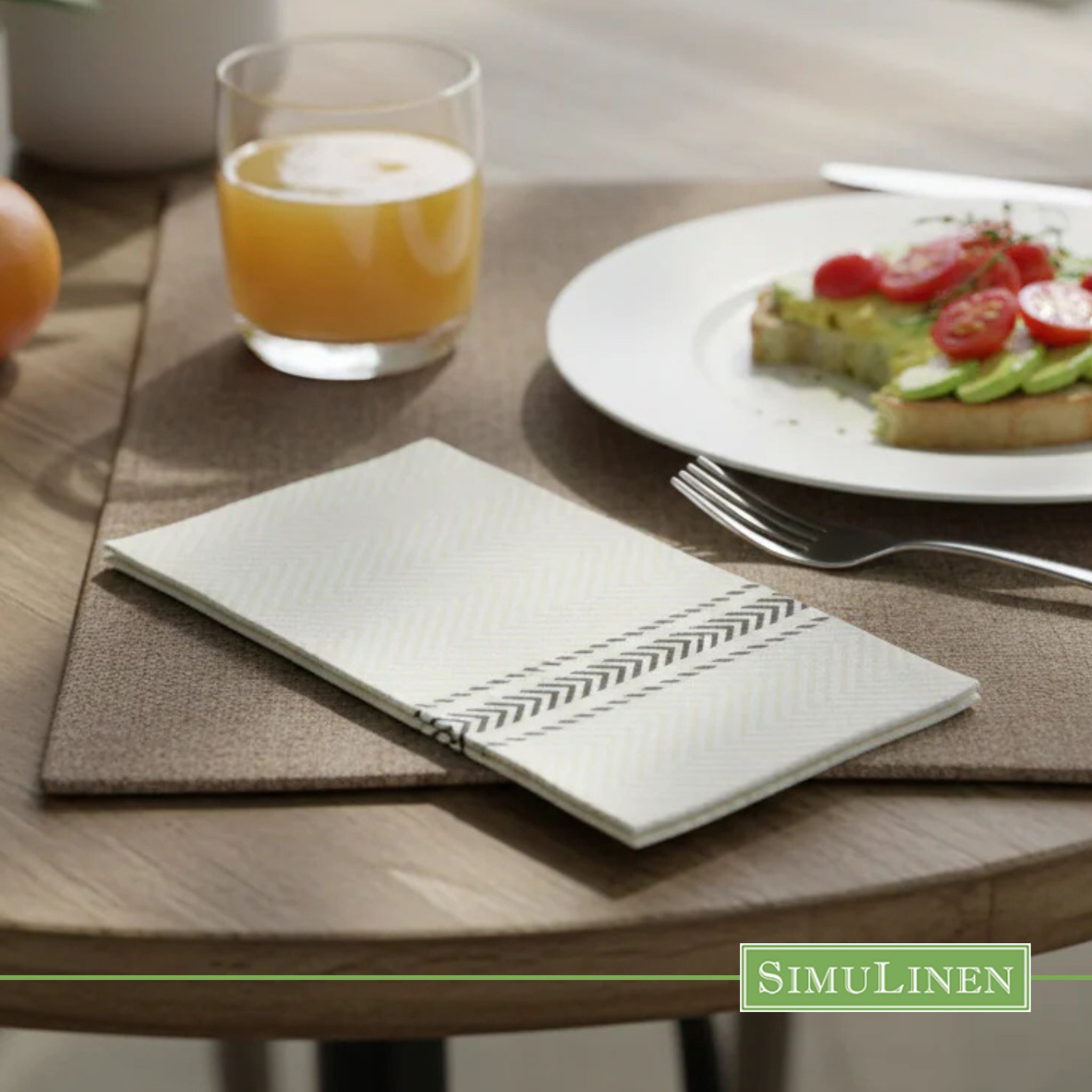SimuLinen ClassicPoint Dinner Napkins