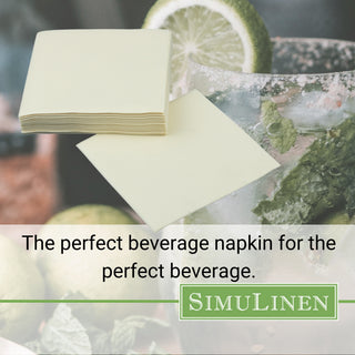 The perfect beverage napkin for the perfect beverage.