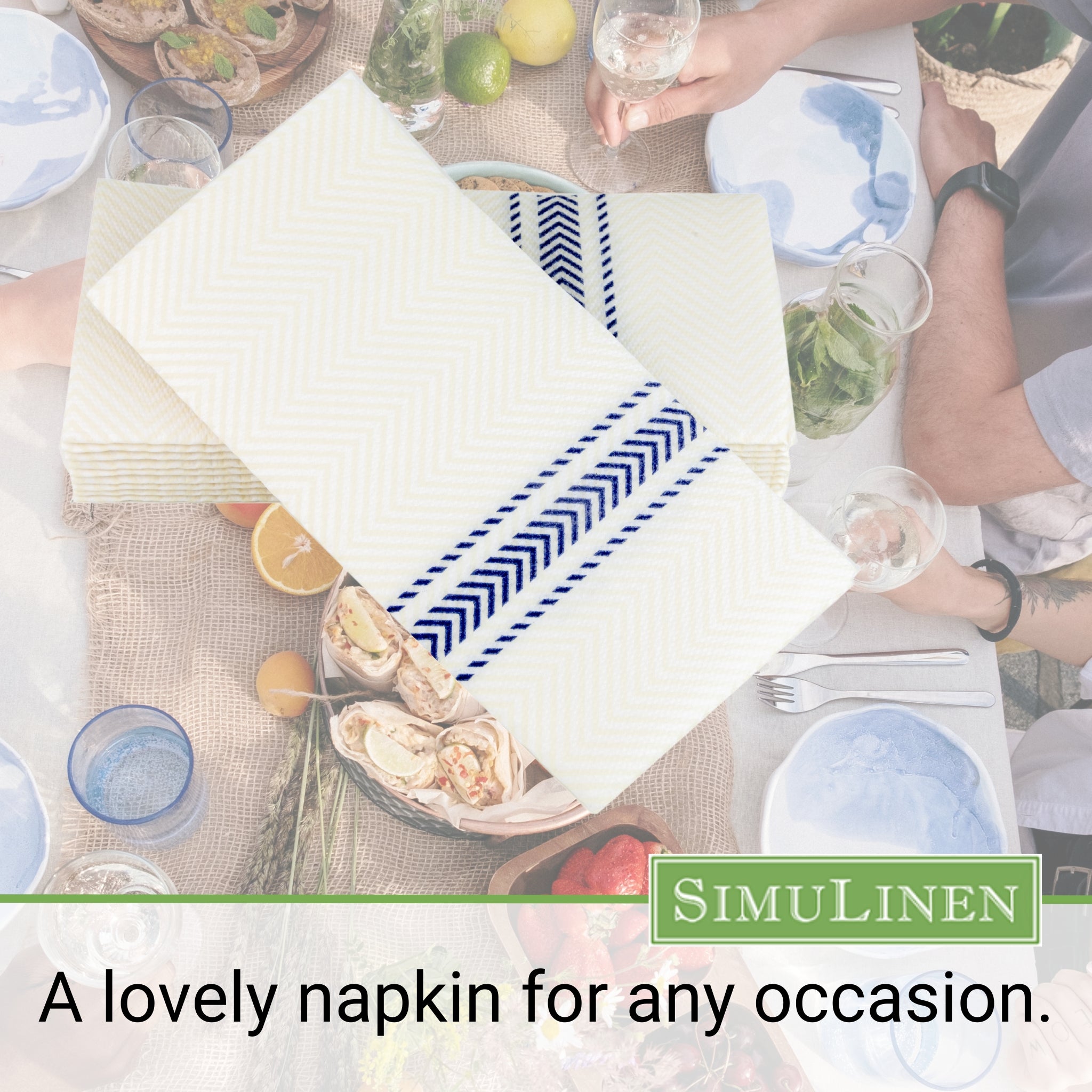 A lovely napkin for any occasion.