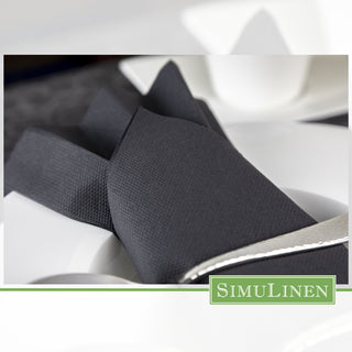 SimuLinen ClassicPoint napkins in a special fold to hold silverware.