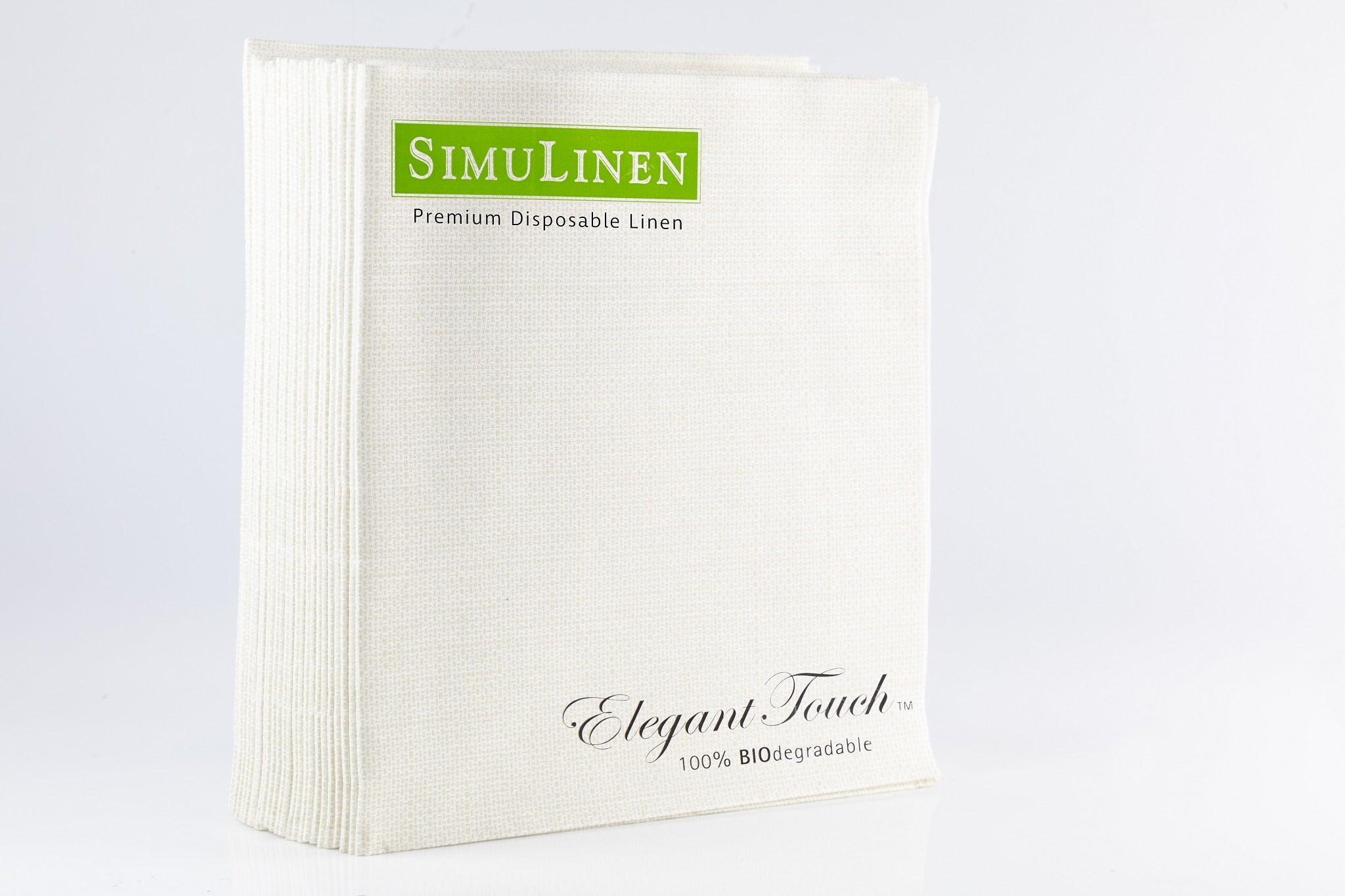 Light Beige ElegantTouch Nonwoven Napkins 16x16" / Sample Pack (30 count) *Final Sale*