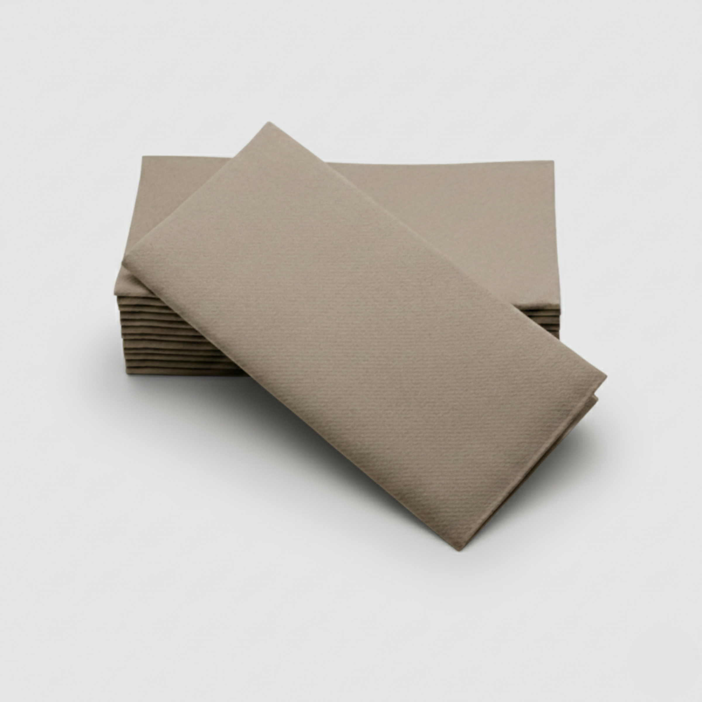 Beige grey SimuLinen dinner napkin