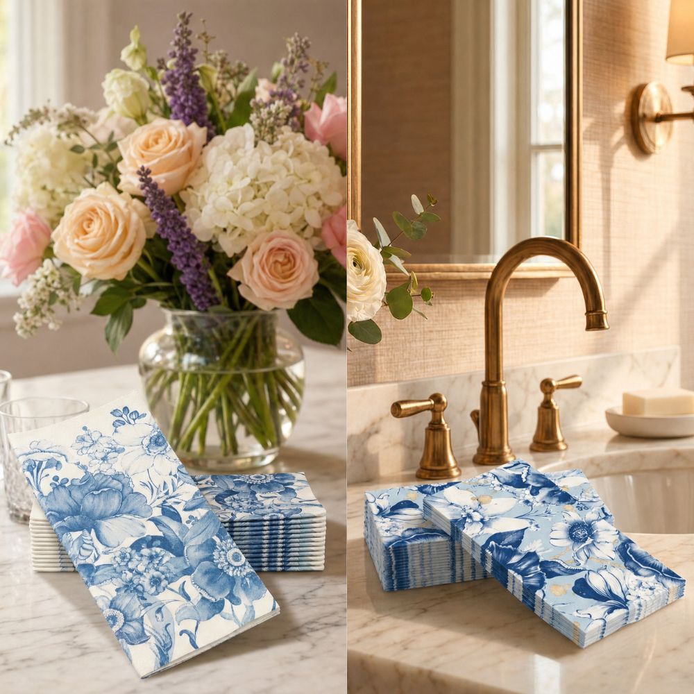 Blue Garden + Blue Floral