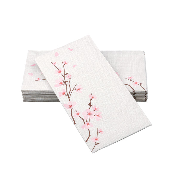 12x17 SimuLinen Premium White Cloth-Like Guest Towel